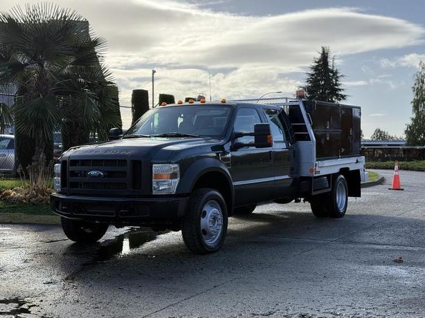 2008 Ford F-550 4x4 Crew Cab Service Truck with Water Tank – 6.4L Diesel image 4