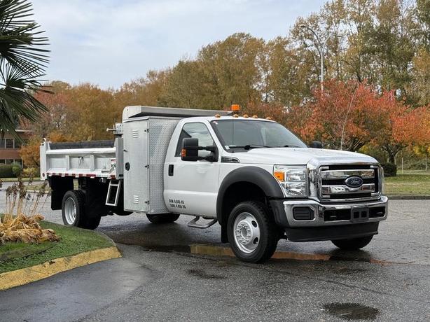 2012 Ford F-550 11-Foot Dump Truck with Aluminum Cabinets & PTO image 1