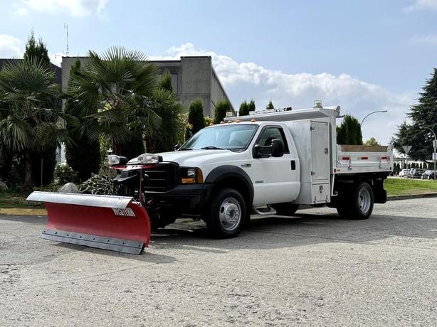 2007 Ford F-450 XL Super Duty Diesel Plow Truck with 8-Foot Dump Box image 5