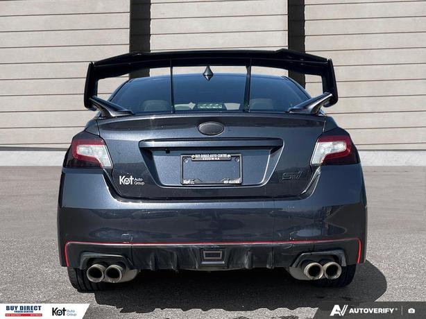 2019 Subaru WRX Sti Sport-Tech MANUAL, BLUETOOTH, FABRIC SEATS, GREY AND RED INT image 5
