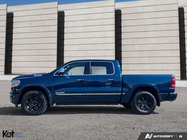2022 RAM 1500 Limited 4x4 Crew Cab 5'7" Box NAV! HEATED VENTED SEATS! HARMON KAR image 3