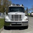 2012 Freightliner M2 112 22 Foot Flat Deck With Crane Air Brakes Natural Gas thumbnail image 3