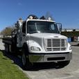 2012 Freightliner M2 112 22 Foot Flat Deck With Crane Air Brakes Natural Gas thumbnail image 2
