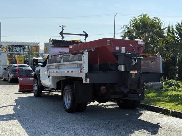 2008 Ford F-450 SD Regular Cab Dually 2WD Plow Sander Truck with Dump Box image 8