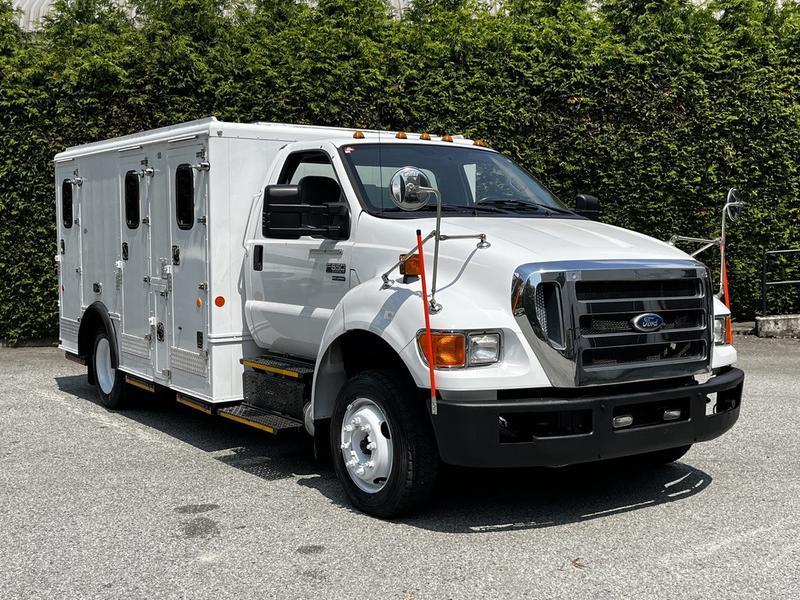 2011 Ford F-650 Pro Loader Ex-Sheriff Van Cummins Diesel Service Truck 2WD display photo