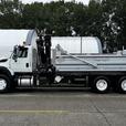 2017 International WorkStar 7600 18-Speed 16 Foot Dump Truck with HIAB Crane thumbnail image 6