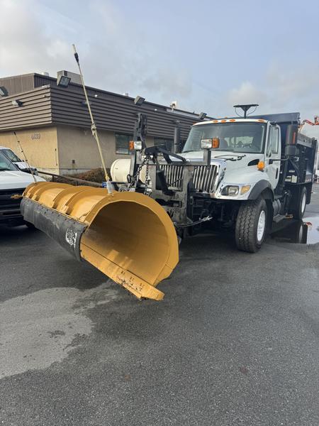 2007 International 7300 Dump Truck With Plow and Spreader Diesel display photo