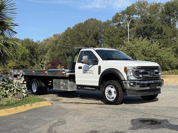 2022 Ford F600 XLT 20-Foot Roll Off Flatdeck Tow Truck 4x4 image 1