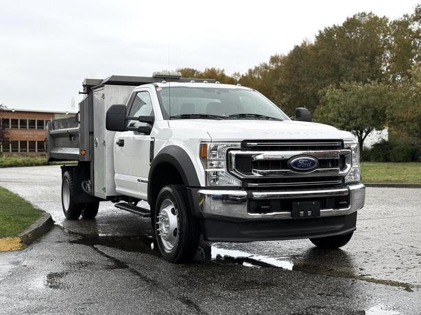 2021 Ford F-550 XL 4X4 Diesel Dump Truck with 9-Foot Bed image 2