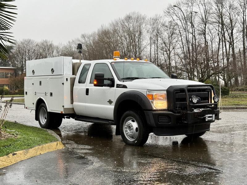 2015 Ford F-450 SuperCab 4X4 Diesel Service Truck with Storage Compartments display photo