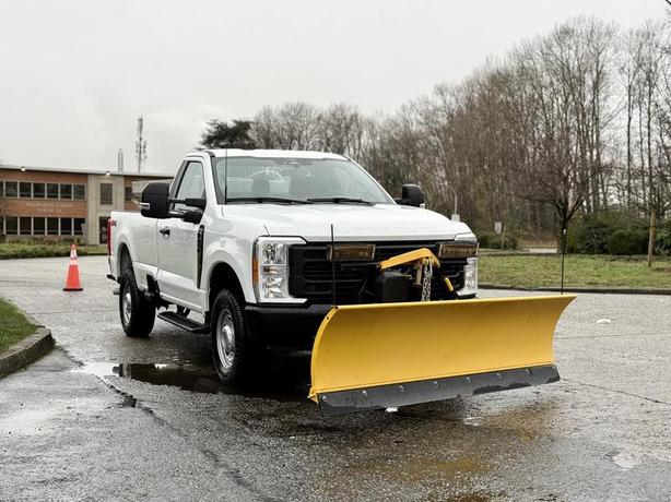 2023 Ford F-250 XL 4x4 Plow Truck with Fisher Sander image 2