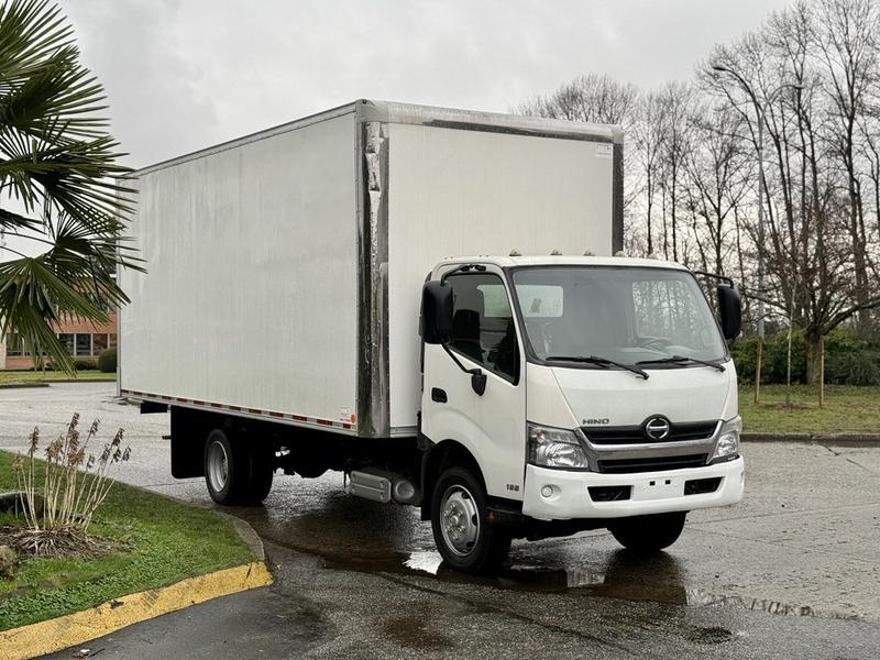 2016 Hino 195 20-Foot Diesel Cube Van with Loading Ramp display photo