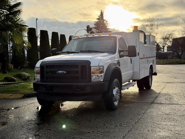 2010 Ford F-550 XL Super Duty Diesel Service Truck with IMT Crane image 4