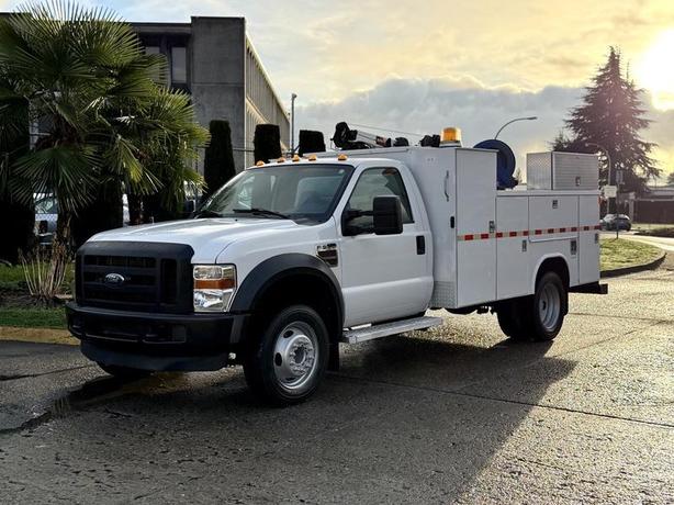 2010 Ford F-550 XL Super Duty Diesel Service Truck with IMT Crane image 5
