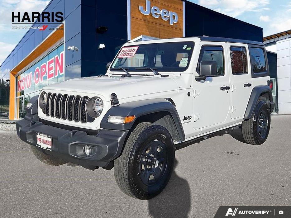 2024 Jeep Wrangler Sport 4 Door 4x4 | One Owner | Low KM! display photo