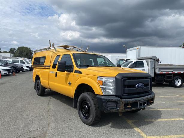 2013 Ford F-250 SD XL SuperCab 4x4 Long Bed Diesel with Work Canopy image 7