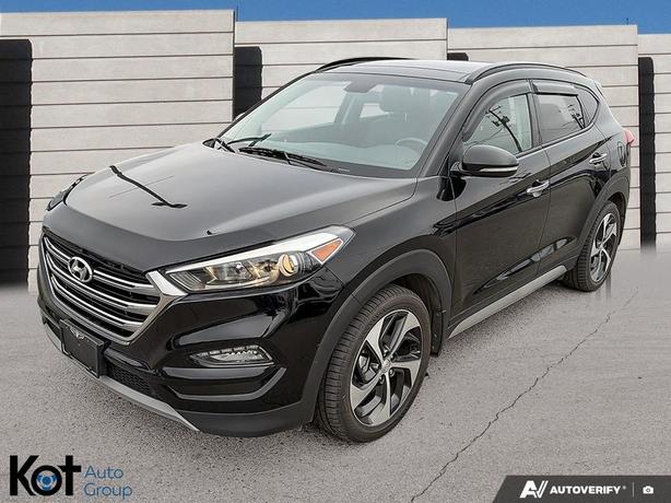 2018 Hyundai Tucson SE ONE OWNER! LOW KMS! LEATHER! SUNROOF! HEATED SEATS / STEE image 1