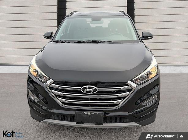 2018 Hyundai Tucson SE ONE OWNER! LOW KMS! LEATHER! SUNROOF! HEATED SEATS / STEE image 2