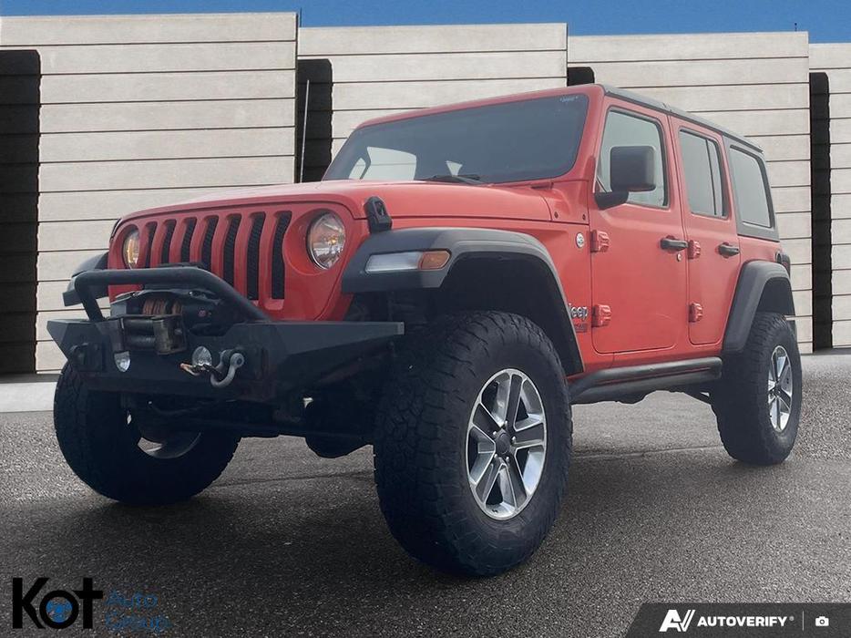 2019 Jeep Wrangler Sport 4x4 V6 ENGINE! FULLY INSPECTED! NO ACCIDENTS! REARVIEW  display photo