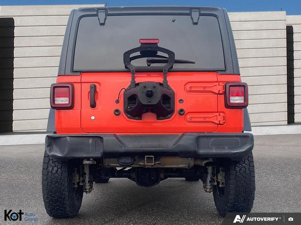 2019 Jeep Wrangler Sport 4x4 V6 ENGINE! FULLY INSPECTED! NO ACCIDENTS! REARVIEW  image 5