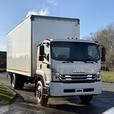 2022 Isuzu FVR 24-Foot Cummins Cube Van with Power Tail Gate and Air Brakes thumbnail image 2