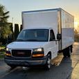 2015 GMC Savana G4500 16-Foot Duramax Diesel Cube Van with Rear Shelving thumbnail image 4