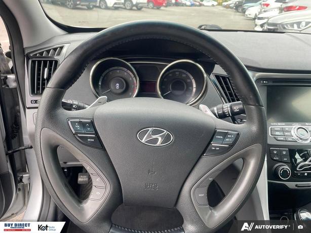 2012 Hyundai Sonata 2.0t Limited AUTO, KEYLESS ENTRY, GREY LEATHER SEATS, WHEEL  image 7