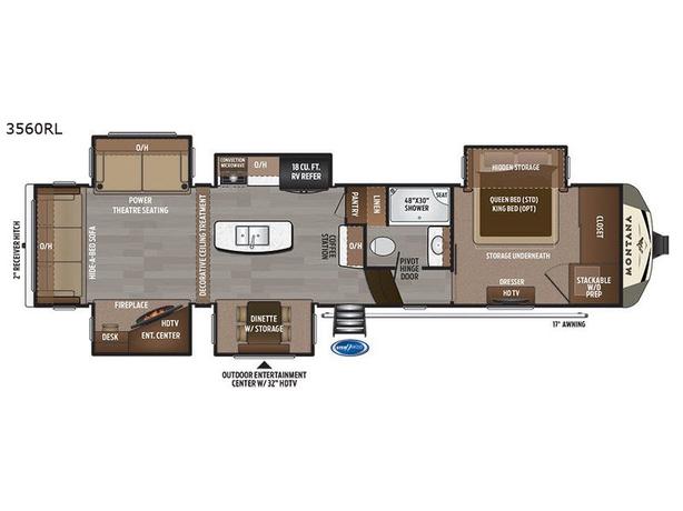 Used 2018 Keystone RV Montana 3560RL image 4