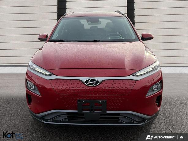2021 Hyundai Kona Electric Ultimate BLINDSPOT! REAR CROSS TRAFFIC! LEATHER! SUNR image 2