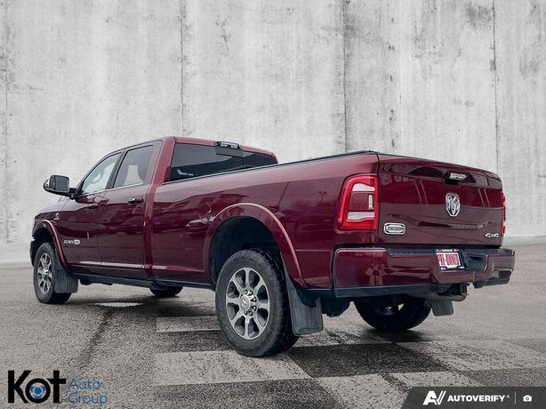 2019 RAM 3500 Laramie Longhorn | 6.7L Cummins Turbo | 8' Box | Loaded! | Towing  image 7