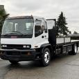 2007 GMC F7500 24-Foot Flat Deck Truck Diesel thumbnail image 4
