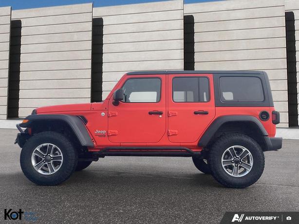 2019 Jeep Wrangler Sport 4x4 V6 ENGINE! FULLY INSPECTED! NO ACCIDENTS! REARVIEW  image 3