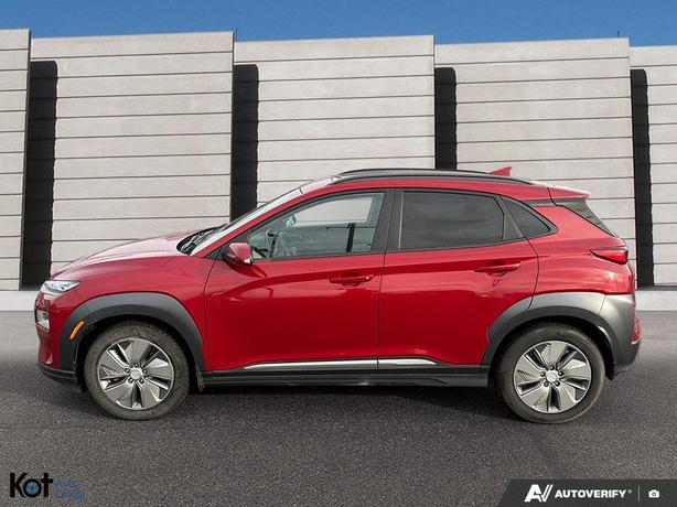 2021 Hyundai Kona Electric Ultimate BLINDSPOT! REAR CROSS TRAFFIC! LEATHER! SUNR image 3