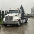 2020 Peterbilt 330 Hook Truck with 16-Foot Roll-Off Deck thumbnail image 3