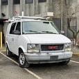 2005 GMC Safari Cargo Van with Rear Work Shelves Ladder Rack (Unable To Start) thumbnail image 2