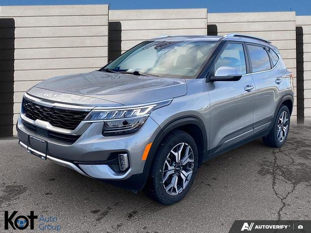 2023 Kia Seltos EX LEATHER HEATED & VENTILATED SEATS! SUNROOF! NAVIGATION! BLUET image 1