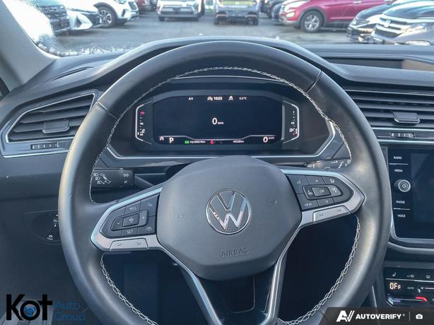 2022 Volkswagen Tiguan Comfortline LEATHER SEATS! BLUETOOTH! image 7