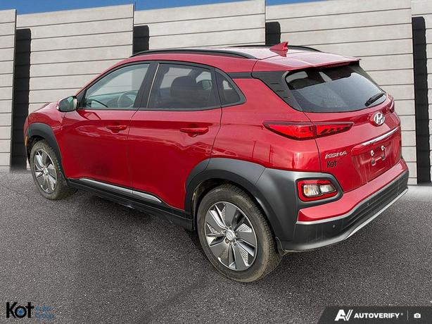 2021 Hyundai Kona Electric Ultimate BLINDSPOT! REAR CROSS TRAFFIC! LEATHER! SUNR image 4