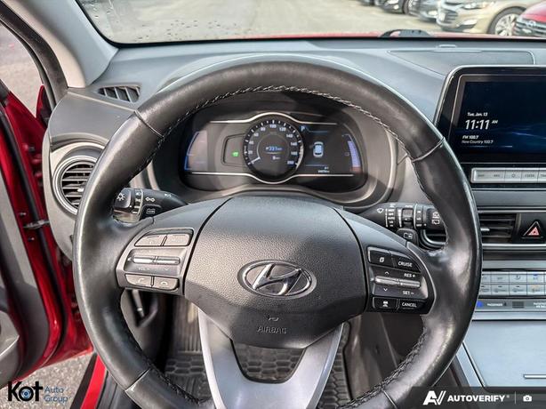 2021 Hyundai Kona Electric Ultimate BLINDSPOT! REAR CROSS TRAFFIC! LEATHER! SUNR image 6