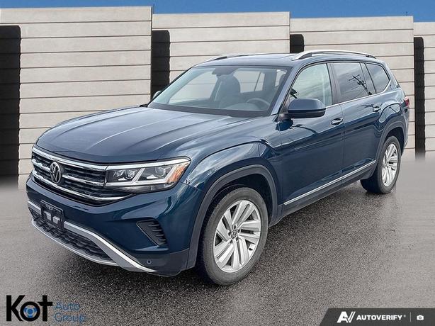 2021 Volkswagen Atlas Highline ! POWER LIFTGATE! LEATHER! SUNROOF! image 1