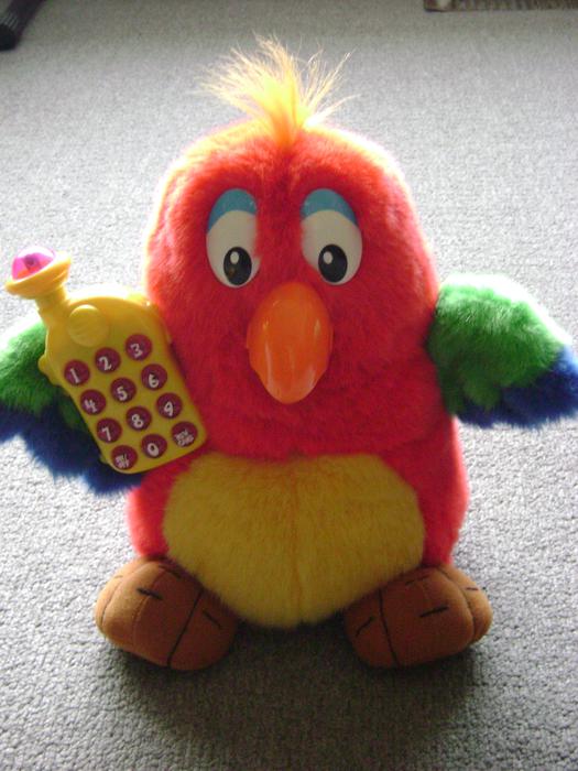 V-Tech Mr. Squawky Talky Plush Interactive Talking Bird display photo