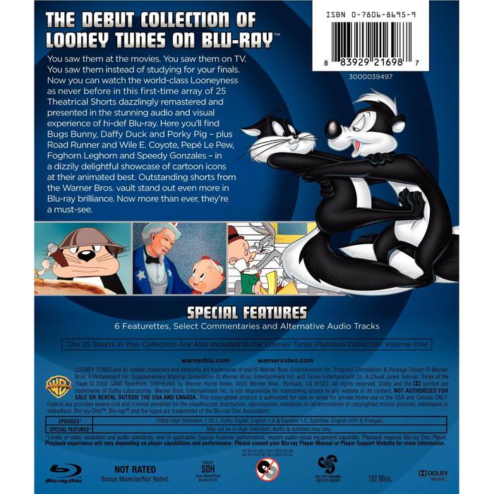 Looney Tunes on bluray volume 1 display photo