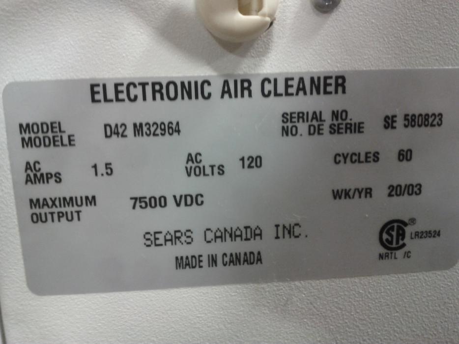 Electronic Air Cleaner display photo