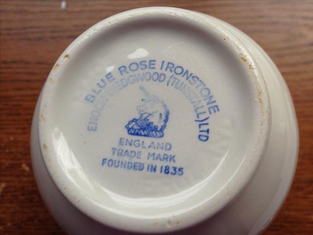 BLUE ROSE IRONSTONE CREAMER image 2