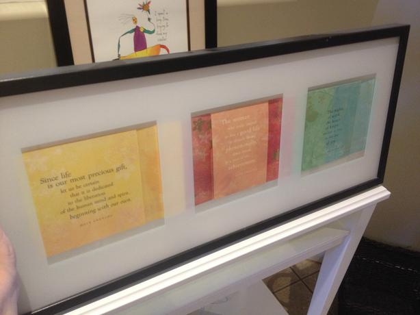 3 Framed Quotes by Maya Angelou image 2