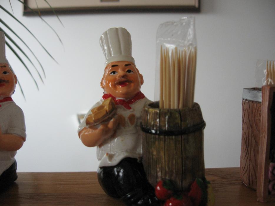 Chef Themed Toothpick Holders - Set of 3 for $1.00 display photo