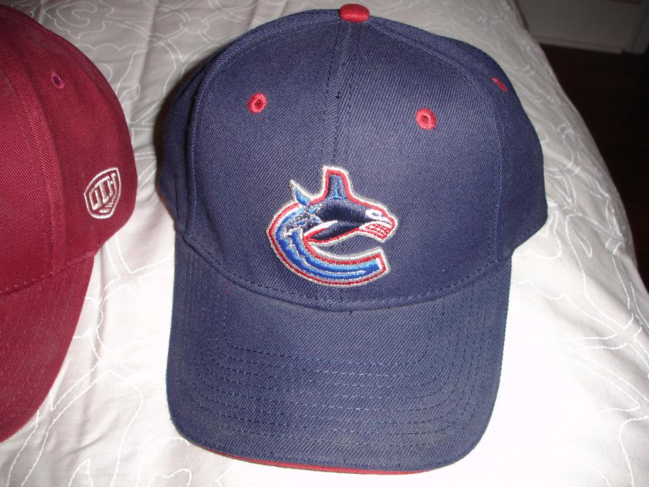 (Hockey themed) BASEBALL STYLE Hats display photo