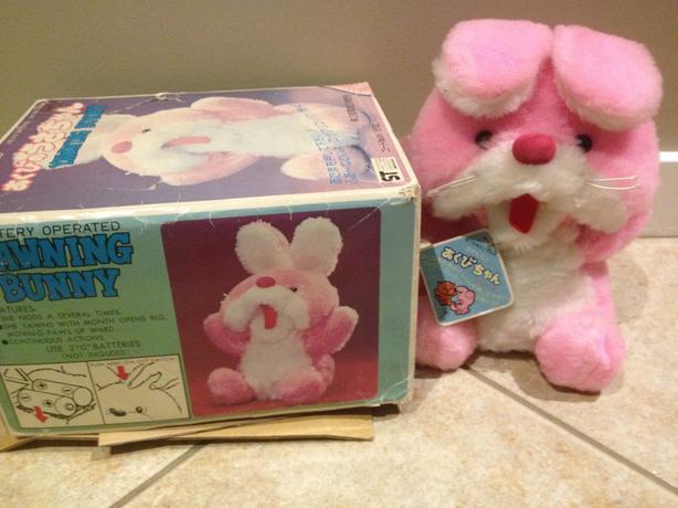 VINTAGE YAWNING BUNNY image 1