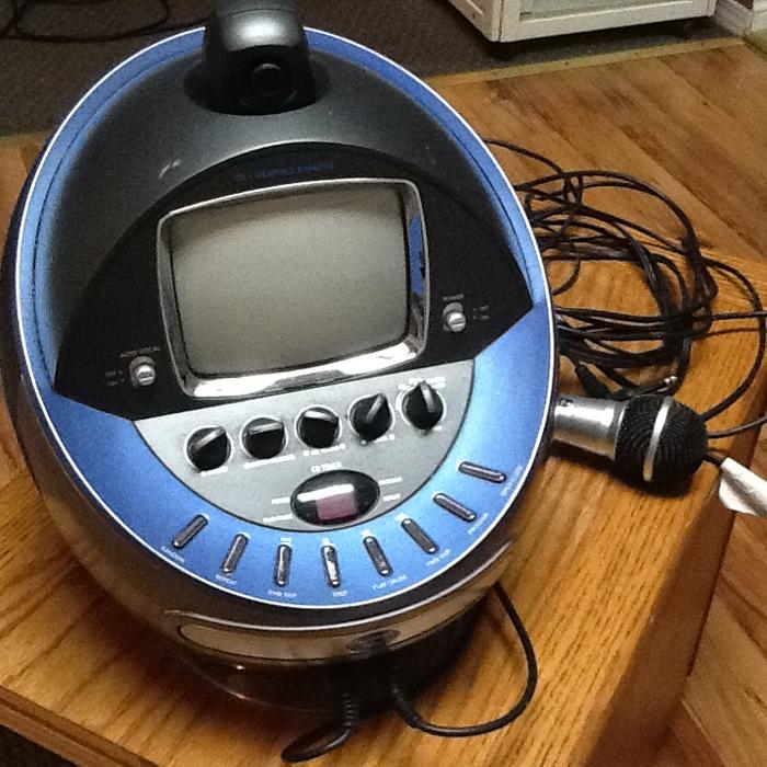 karoke  machine display photo