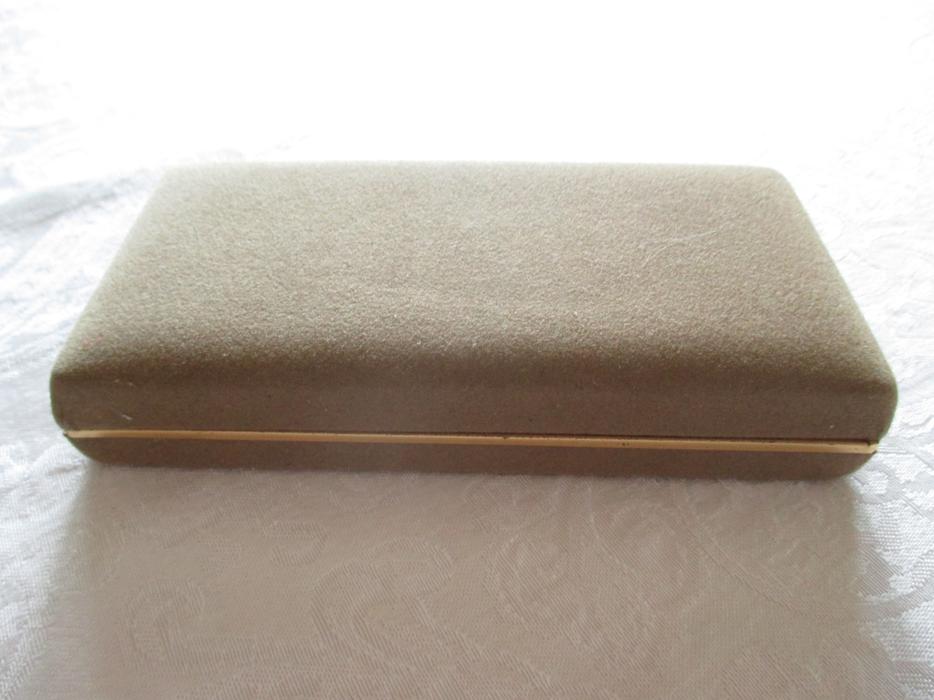Old, Collectible Velvet Jewelry or Watch Boxes display photo